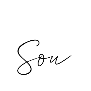 It looks lik you need a new signature style for name Sou. Design unique handwritten (Allison_Script) signature with our free signature maker in just a few clicks. Sou signature style 2 images and pictures png