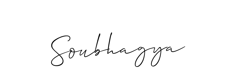 Also we have Soubhagya name is the best signature style. Create professional handwritten signature collection using Allison_Script autograph style. Soubhagya signature style 2 images and pictures png