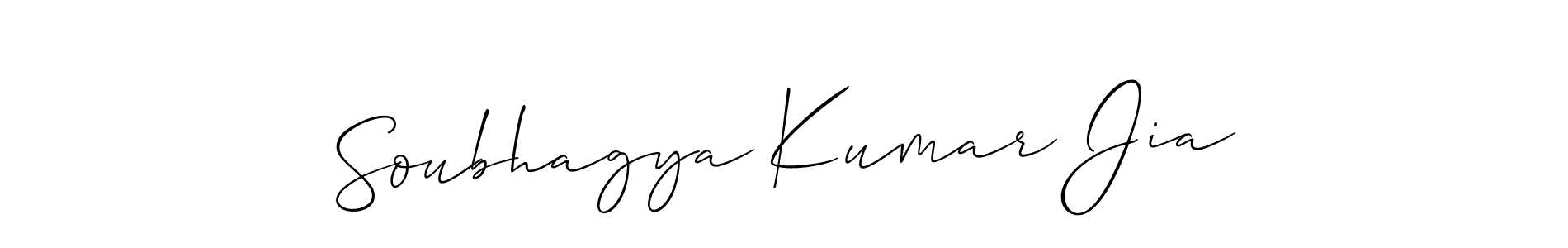 if you are searching for the best signature style for your name Soubhagya Kumar Jia. so please give up your signature search. here we have designed multiple signature styles  using Allison_Script. Soubhagya Kumar Jia signature style 2 images and pictures png