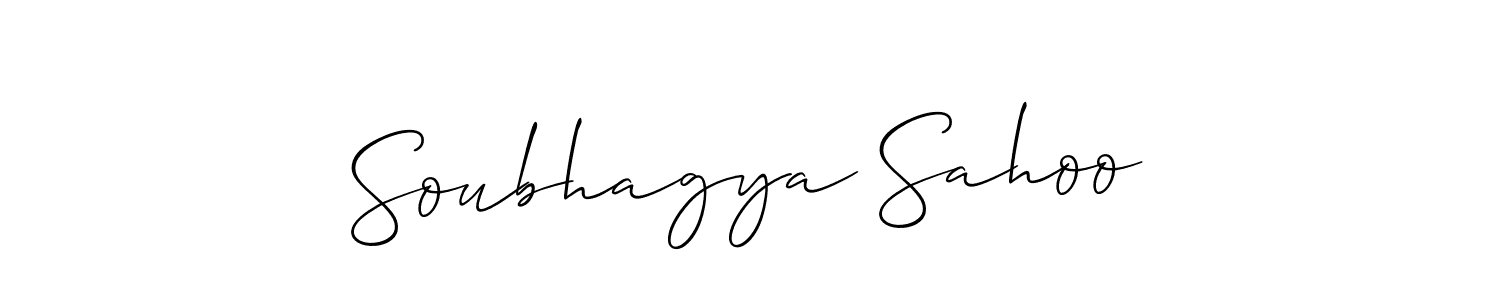 Also we have Soubhagya Sahoo name is the best signature style. Create professional handwritten signature collection using Allison_Script autograph style. Soubhagya Sahoo signature style 2 images and pictures png