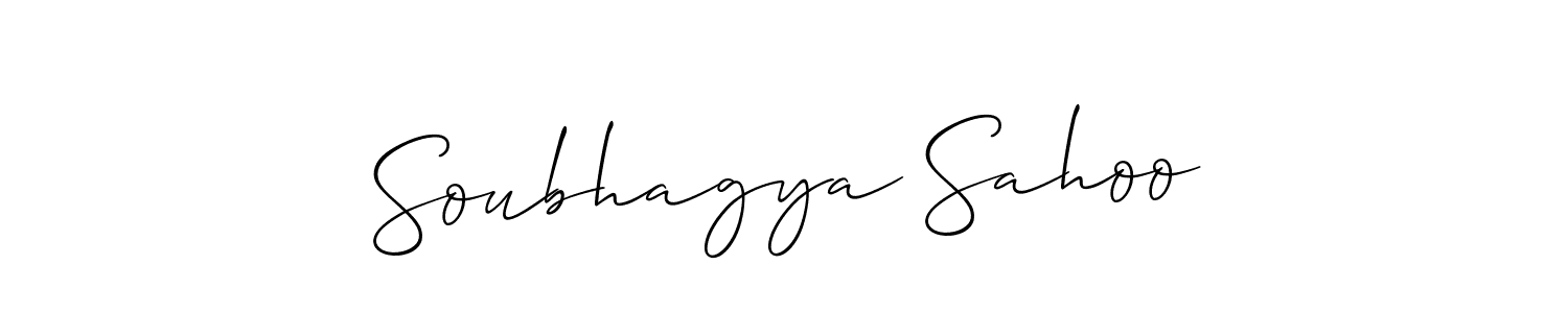 Also we have Soubhagya Sahoo name is the best signature style. Create professional handwritten signature collection using Allison_Script autograph style. Soubhagya Sahoo signature style 2 images and pictures png