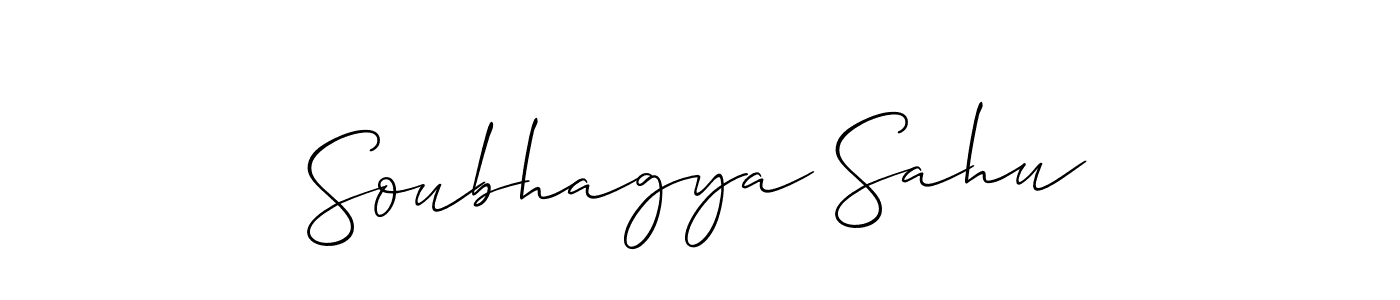 This is the best signature style for the Soubhagya Sahu name. Also you like these signature font (Allison_Script). Mix name signature. Soubhagya Sahu signature style 2 images and pictures png