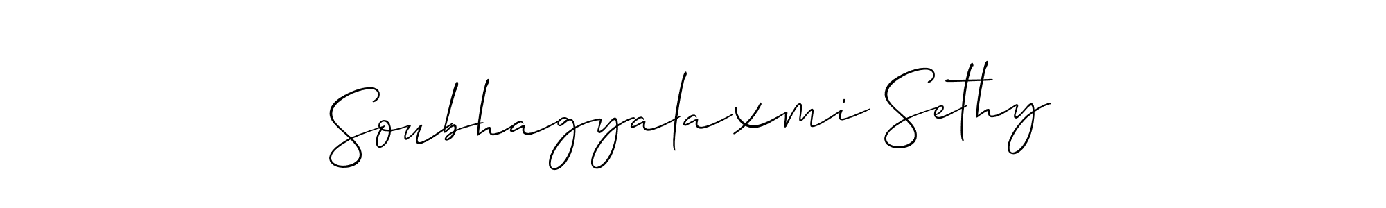 How to Draw Soubhagyalaxmi Sethy signature style? Allison_Script is a latest design signature styles for name Soubhagyalaxmi Sethy. Soubhagyalaxmi Sethy signature style 2 images and pictures png