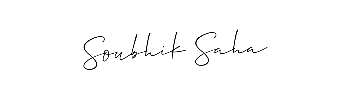 How to Draw Soubhik Saha signature style? Allison_Script is a latest design signature styles for name Soubhik Saha. Soubhik Saha signature style 2 images and pictures png