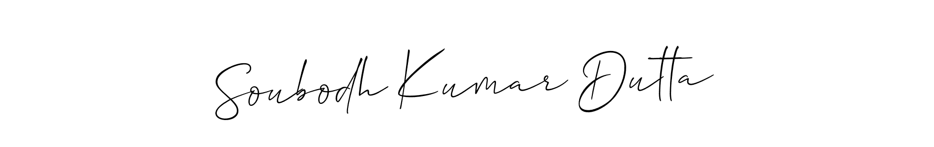 Also You can easily find your signature by using the search form. We will create Soubodh Kumar Dutta name handwritten signature images for you free of cost using Allison_Script sign style. Soubodh Kumar Dutta signature style 2 images and pictures png