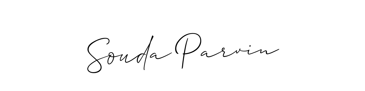 Once you've used our free online signature maker to create your best signature Allison_Script style, it's time to enjoy all of the benefits that Souda Parvin name signing documents. Souda Parvin signature style 2 images and pictures png