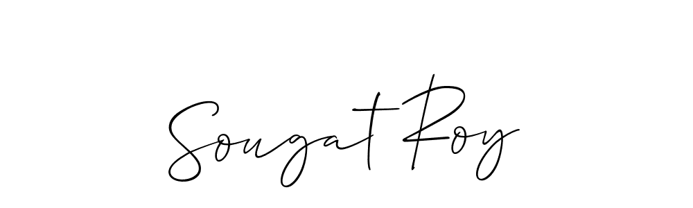How to Draw Sougat Roy signature style? Allison_Script is a latest design signature styles for name Sougat Roy. Sougat Roy signature style 2 images and pictures png