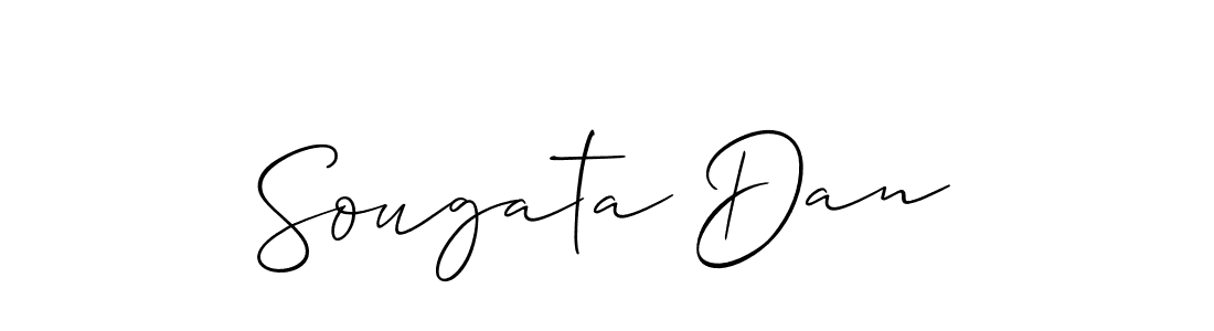 Sougata Dan stylish signature style. Best Handwritten Sign (Allison_Script) for my name. Handwritten Signature Collection Ideas for my name Sougata Dan. Sougata Dan signature style 2 images and pictures png