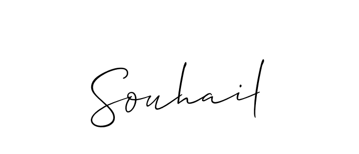 if you are searching for the best signature style for your name Souhail. so please give up your signature search. here we have designed multiple signature styles  using Allison_Script. Souhail signature style 2 images and pictures png