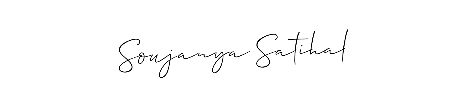 See photos of Soujanya Satihal official signature by Spectra . Check more albums & portfolios. Read reviews & check more about Allison_Script font. Soujanya Satihal signature style 2 images and pictures png