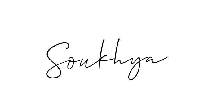 You should practise on your own different ways (Allison_Script) to write your name (Soukhya) in signature. don't let someone else do it for you. Soukhya signature style 2 images and pictures png