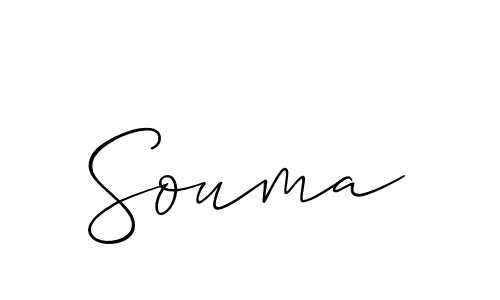 How to Draw Souma signature style? Allison_Script is a latest design signature styles for name Souma. Souma signature style 2 images and pictures png