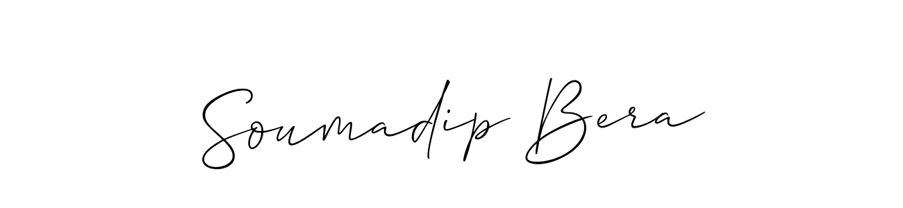 The best way (Allison_Script) to make a short signature is to pick only two or three words in your name. The name Soumadip Bera include a total of six letters. For converting this name. Soumadip Bera signature style 2 images and pictures png