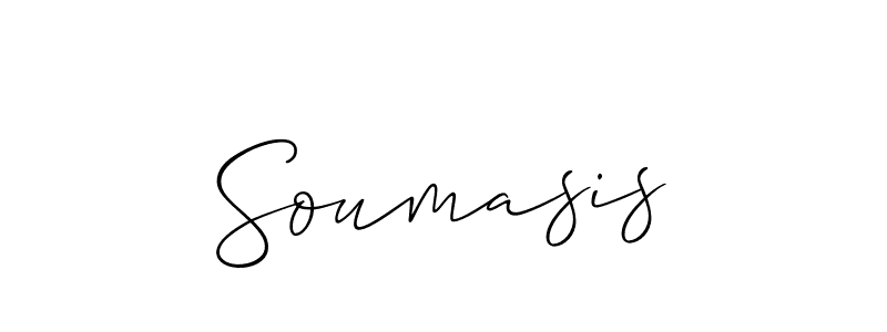 You should practise on your own different ways (Allison_Script) to write your name (Soumasis) in signature. don't let someone else do it for you. Soumasis signature style 2 images and pictures png