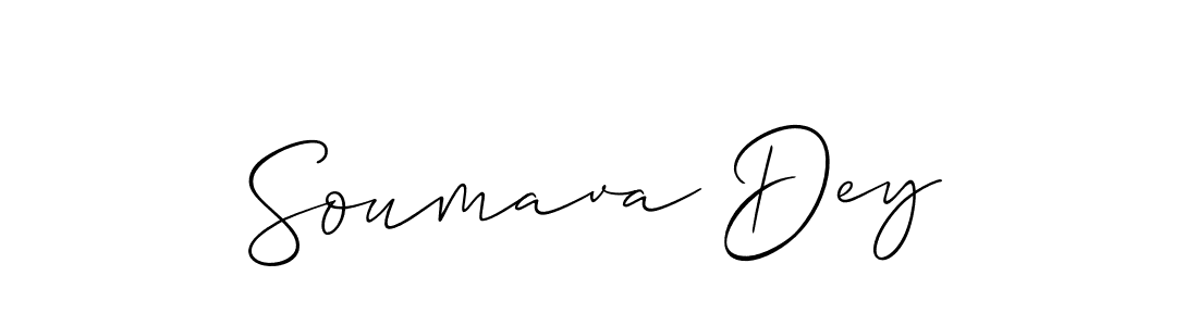 if you are searching for the best signature style for your name Soumava Dey. so please give up your signature search. here we have designed multiple signature styles  using Allison_Script. Soumava Dey signature style 2 images and pictures png