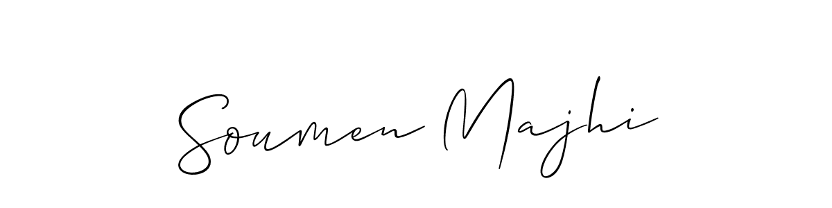 Soumen Majhi stylish signature style. Best Handwritten Sign (Allison_Script) for my name. Handwritten Signature Collection Ideas for my name Soumen Majhi. Soumen Majhi signature style 2 images and pictures png