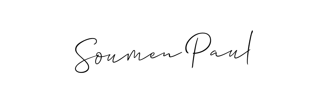 This is the best signature style for the Soumen Paul name. Also you like these signature font (Allison_Script). Mix name signature. Soumen Paul signature style 2 images and pictures png