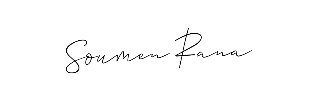 Make a beautiful signature design for name Soumen Rana. Use this online signature maker to create a handwritten signature for free. Soumen Rana signature style 2 images and pictures png