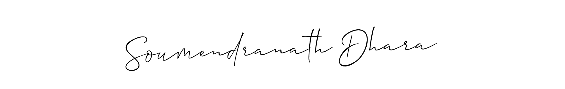 Also You can easily find your signature by using the search form. We will create Soumendranath Dhara name handwritten signature images for you free of cost using Allison_Script sign style. Soumendranath Dhara signature style 2 images and pictures png
