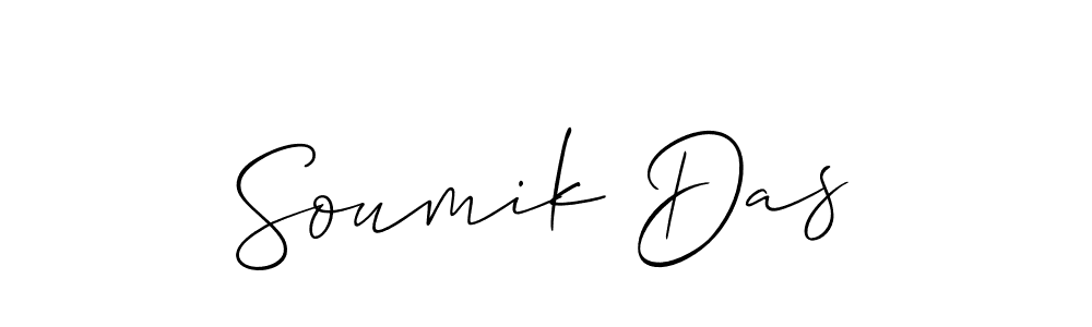 How to make Soumik Das signature? Allison_Script is a professional autograph style. Create handwritten signature for Soumik Das name. Soumik Das signature style 2 images and pictures png