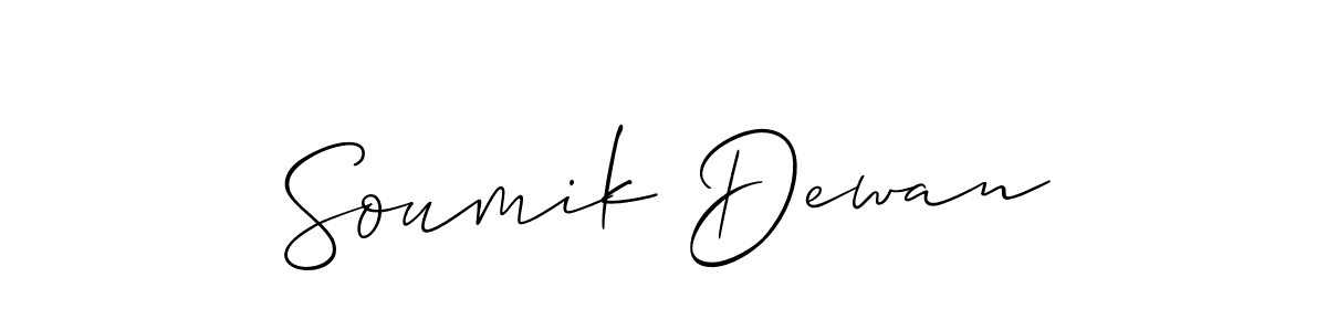 Make a short Soumik Dewan signature style. Manage your documents anywhere anytime using Allison_Script. Create and add eSignatures, submit forms, share and send files easily. Soumik Dewan signature style 2 images and pictures png
