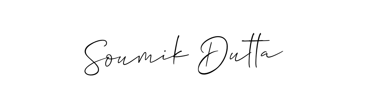 Make a short Soumik Dutta signature style. Manage your documents anywhere anytime using Allison_Script. Create and add eSignatures, submit forms, share and send files easily. Soumik Dutta signature style 2 images and pictures png