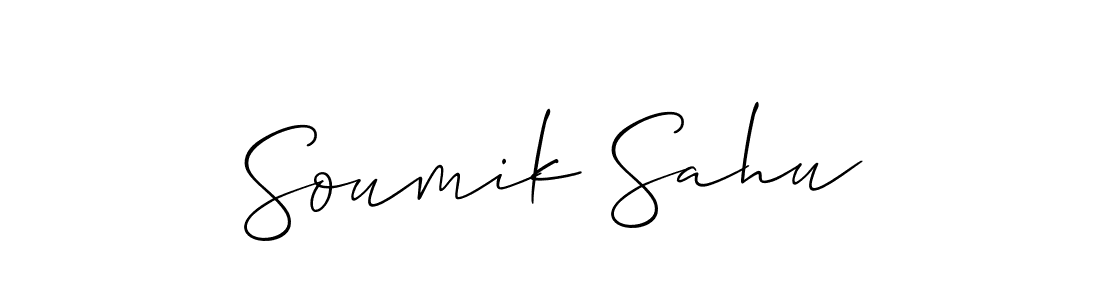Make a short Soumik Sahu signature style. Manage your documents anywhere anytime using Allison_Script. Create and add eSignatures, submit forms, share and send files easily. Soumik Sahu signature style 2 images and pictures png
