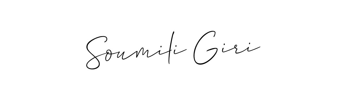 Once you've used our free online signature maker to create your best signature Allison_Script style, it's time to enjoy all of the benefits that Soumili Giri name signing documents. Soumili Giri signature style 2 images and pictures png