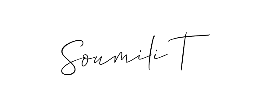 Best and Professional Signature Style for Soumili T. Allison_Script Best Signature Style Collection. Soumili T signature style 2 images and pictures png
