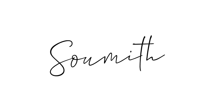 Best and Professional Signature Style for Soumith. Allison_Script Best Signature Style Collection. Soumith signature style 2 images and pictures png