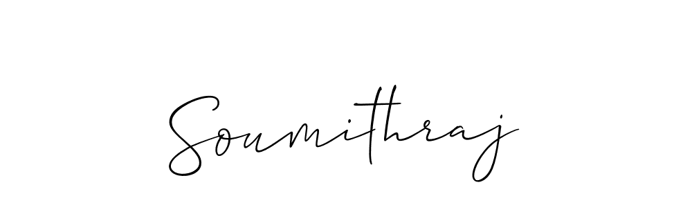Make a beautiful signature design for name Soumithraj. Use this online signature maker to create a handwritten signature for free. Soumithraj signature style 2 images and pictures png