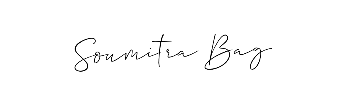 Create a beautiful signature design for name Soumitra Bag. With this signature (Allison_Script) fonts, you can make a handwritten signature for free. Soumitra Bag signature style 2 images and pictures png