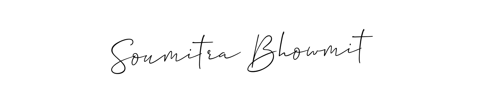 It looks lik you need a new signature style for name Soumitra Bhowmit. Design unique handwritten (Allison_Script) signature with our free signature maker in just a few clicks. Soumitra Bhowmit signature style 2 images and pictures png