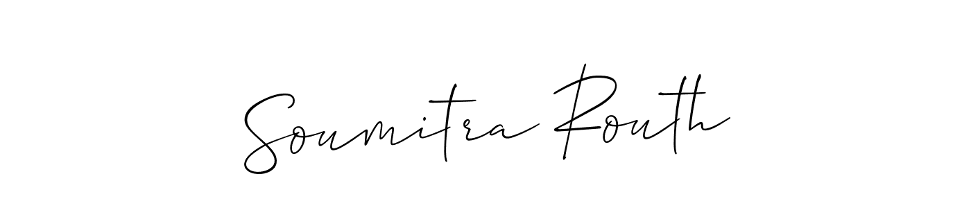 Allison_Script is a professional signature style that is perfect for those who want to add a touch of class to their signature. It is also a great choice for those who want to make their signature more unique. Get Soumitra Routh name to fancy signature for free. Soumitra Routh signature style 2 images and pictures png