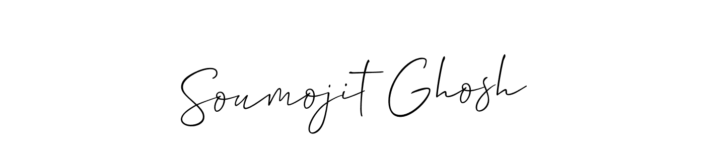 The best way (Allison_Script) to make a short signature is to pick only two or three words in your name. The name Soumojit Ghosh include a total of six letters. For converting this name. Soumojit Ghosh signature style 2 images and pictures png