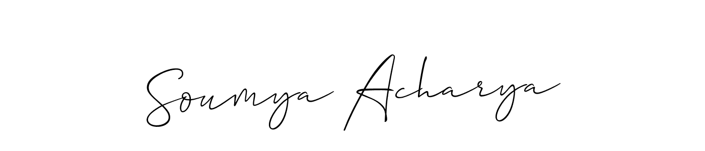 Here are the top 10 professional signature styles for the name Soumya Acharya. These are the best autograph styles you can use for your name. Soumya Acharya signature style 2 images and pictures png