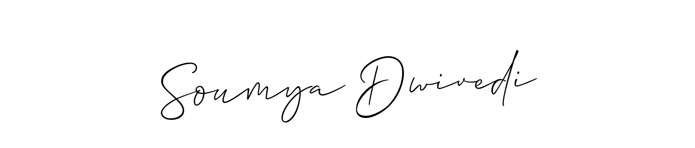 Make a beautiful signature design for name Soumya Dwivedi. Use this online signature maker to create a handwritten signature for free. Soumya Dwivedi signature style 2 images and pictures png
