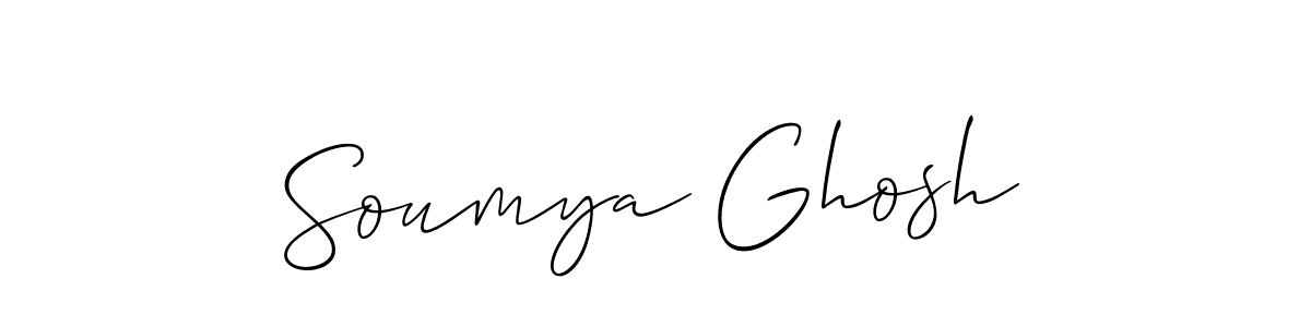 Make a beautiful signature design for name Soumya Ghosh. Use this online signature maker to create a handwritten signature for free. Soumya Ghosh signature style 2 images and pictures png