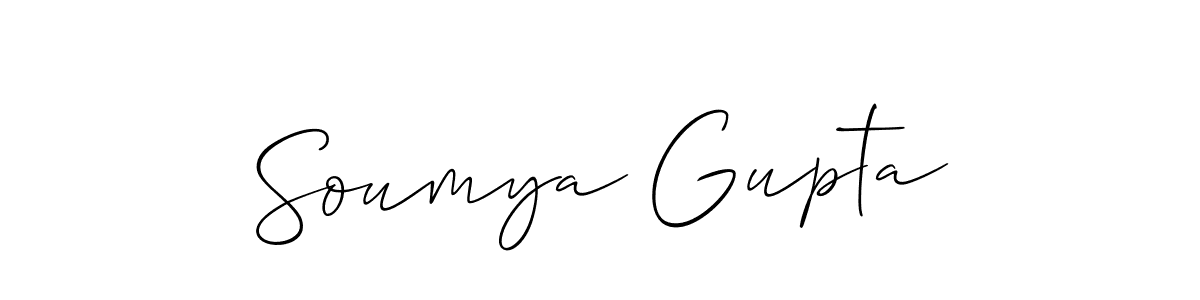 Best and Professional Signature Style for Soumya Gupta. Allison_Script Best Signature Style Collection. Soumya Gupta signature style 2 images and pictures png