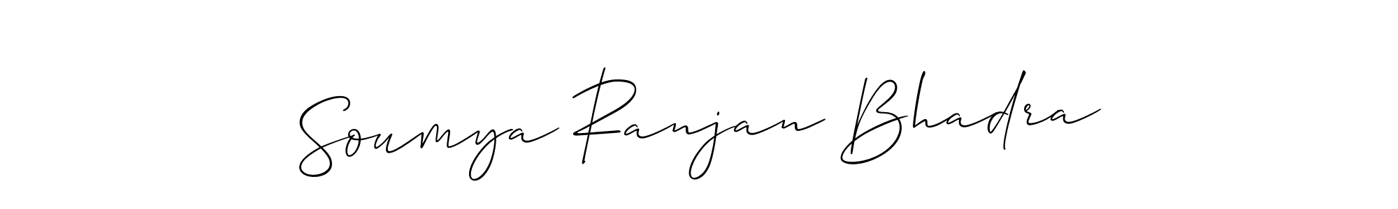 Make a short Soumya Ranjan Bhadra signature style. Manage your documents anywhere anytime using Allison_Script. Create and add eSignatures, submit forms, share and send files easily. Soumya Ranjan Bhadra signature style 2 images and pictures png
