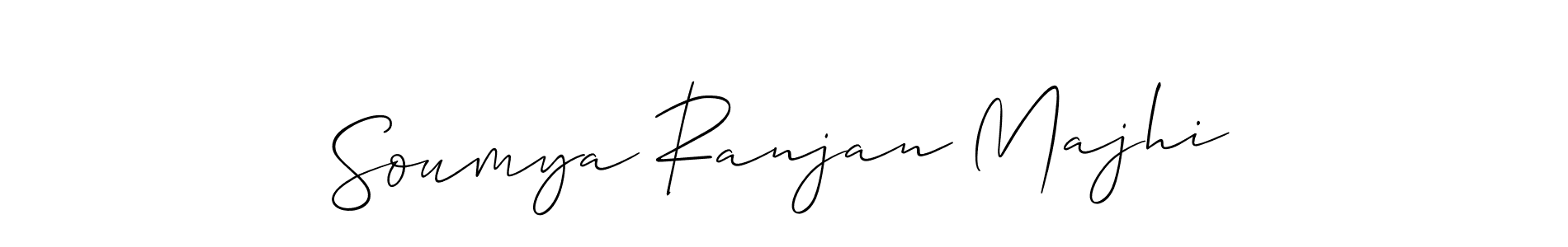 Design your own signature with our free online signature maker. With this signature software, you can create a handwritten (Allison_Script) signature for name Soumya Ranjan Majhi. Soumya Ranjan Majhi signature style 2 images and pictures png