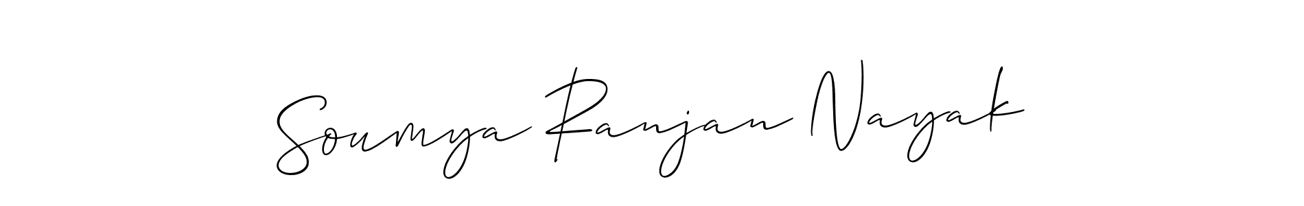 It looks lik you need a new signature style for name Soumya Ranjan Nayak. Design unique handwritten (Allison_Script) signature with our free signature maker in just a few clicks. Soumya Ranjan Nayak signature style 2 images and pictures png