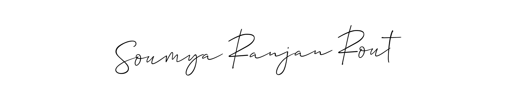 You should practise on your own different ways (Allison_Script) to write your name (Soumya Ranjan Rout) in signature. don't let someone else do it for you. Soumya Ranjan Rout signature style 2 images and pictures png