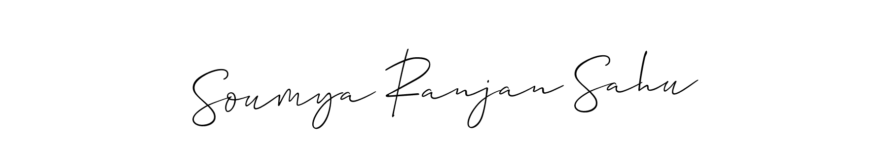 Make a short Soumya Ranjan Sahu signature style. Manage your documents anywhere anytime using Allison_Script. Create and add eSignatures, submit forms, share and send files easily. Soumya Ranjan Sahu signature style 2 images and pictures png