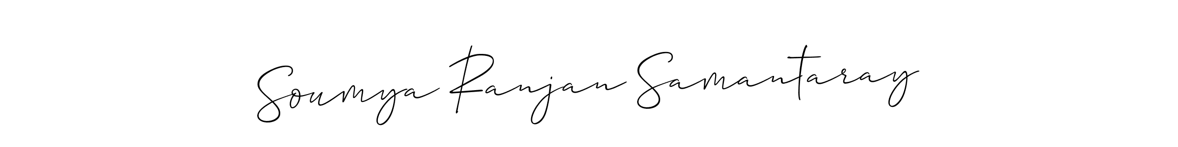 Soumya Ranjan Samantaray stylish signature style. Best Handwritten Sign (Allison_Script) for my name. Handwritten Signature Collection Ideas for my name Soumya Ranjan Samantaray. Soumya Ranjan Samantaray signature style 2 images and pictures png