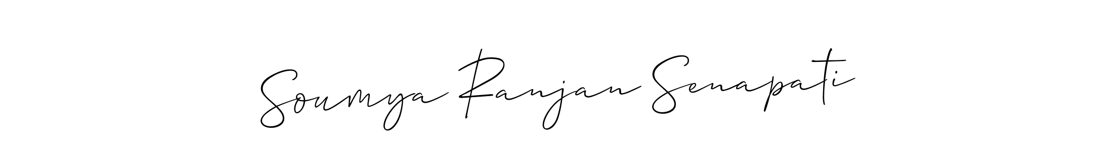 Soumya Ranjan Senapati stylish signature style. Best Handwritten Sign (Allison_Script) for my name. Handwritten Signature Collection Ideas for my name Soumya Ranjan Senapati. Soumya Ranjan Senapati signature style 2 images and pictures png