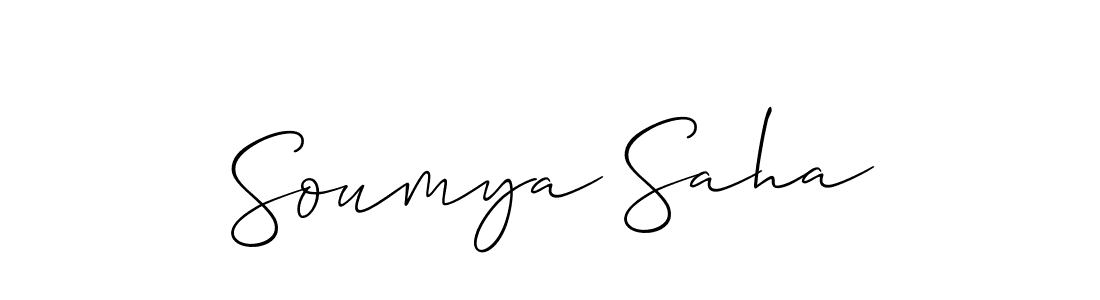 if you are searching for the best signature style for your name Soumya Saha. so please give up your signature search. here we have designed multiple signature styles  using Allison_Script. Soumya Saha signature style 2 images and pictures png