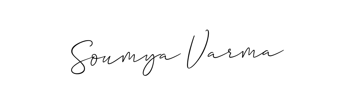 Best and Professional Signature Style for Soumya Varma. Allison_Script Best Signature Style Collection. Soumya Varma signature style 2 images and pictures png