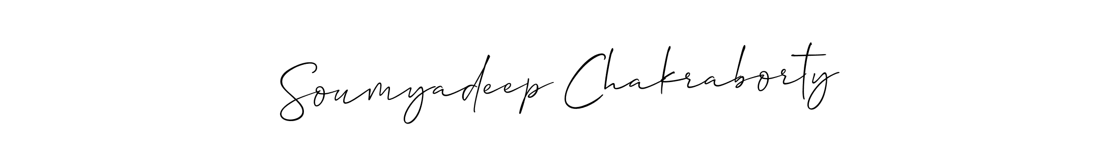 if you are searching for the best signature style for your name Soumyadeep Chakraborty. so please give up your signature search. here we have designed multiple signature styles  using Allison_Script. Soumyadeep Chakraborty signature style 2 images and pictures png