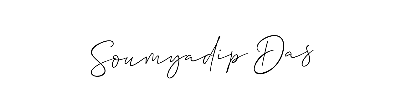 if you are searching for the best signature style for your name Soumyadip Das. so please give up your signature search. here we have designed multiple signature styles  using Allison_Script. Soumyadip Das signature style 2 images and pictures png